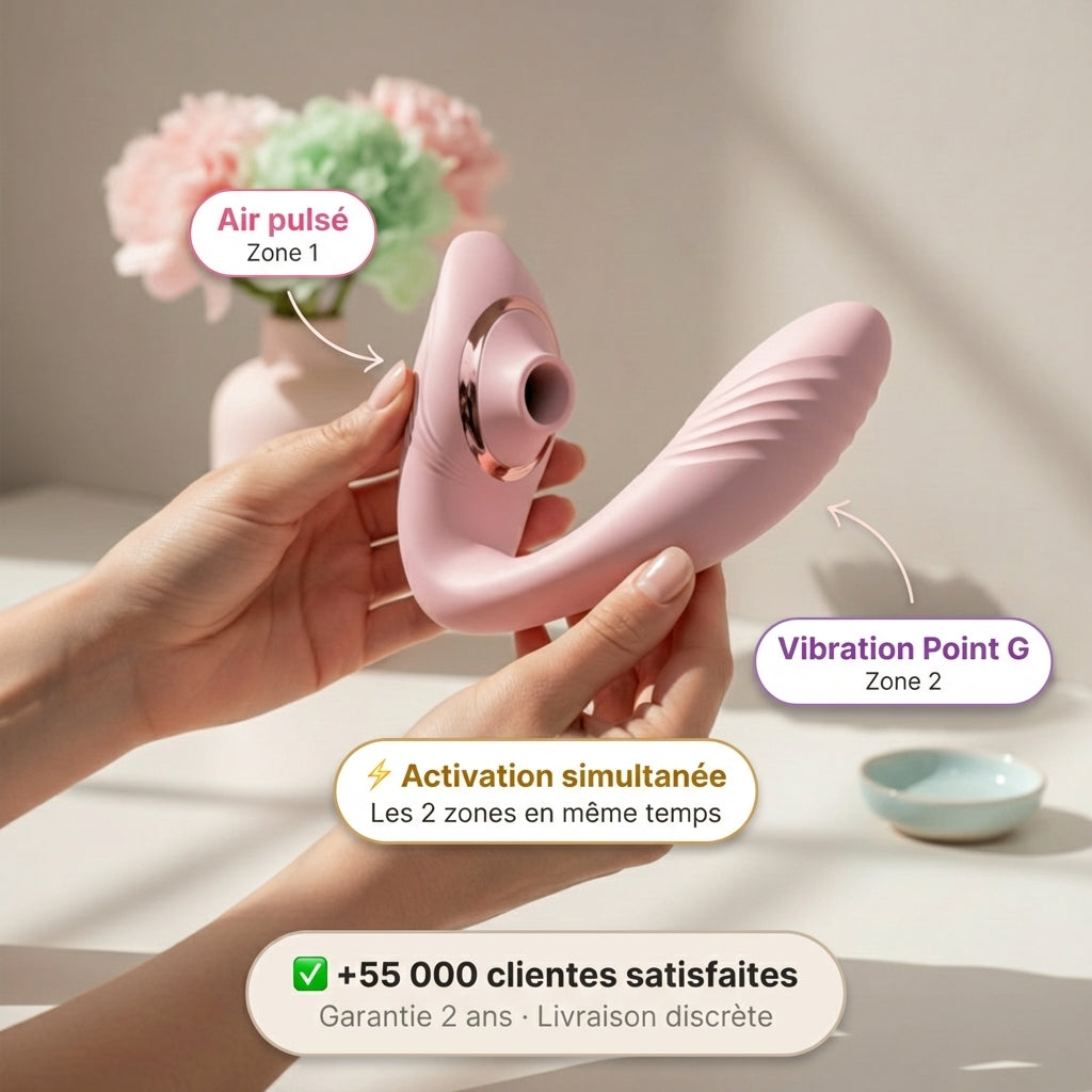 Veyzu LILA Pulse : Stimulateur Bien-être Intime Double Stimulation