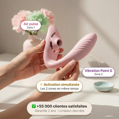 Veyzu LILA Pulse : Stimulateur Bien-être Intime Double Stimulation