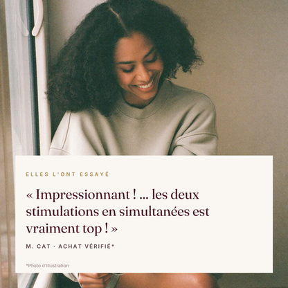 Avis vérifié de M. Cat sur le LILA Pulse V2 : les deux stimulations en simultané (photo d'illustration)