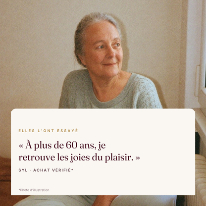 Avis vérifié de Syl sur le LILA Pulse V2 : à plus de 60 ans, je retrouve les joies du plaisir (photo d'illustration)