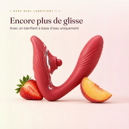 LILA Pulse V2 rouge avec un lubrifiant à base d'eau : encore plus de glisse