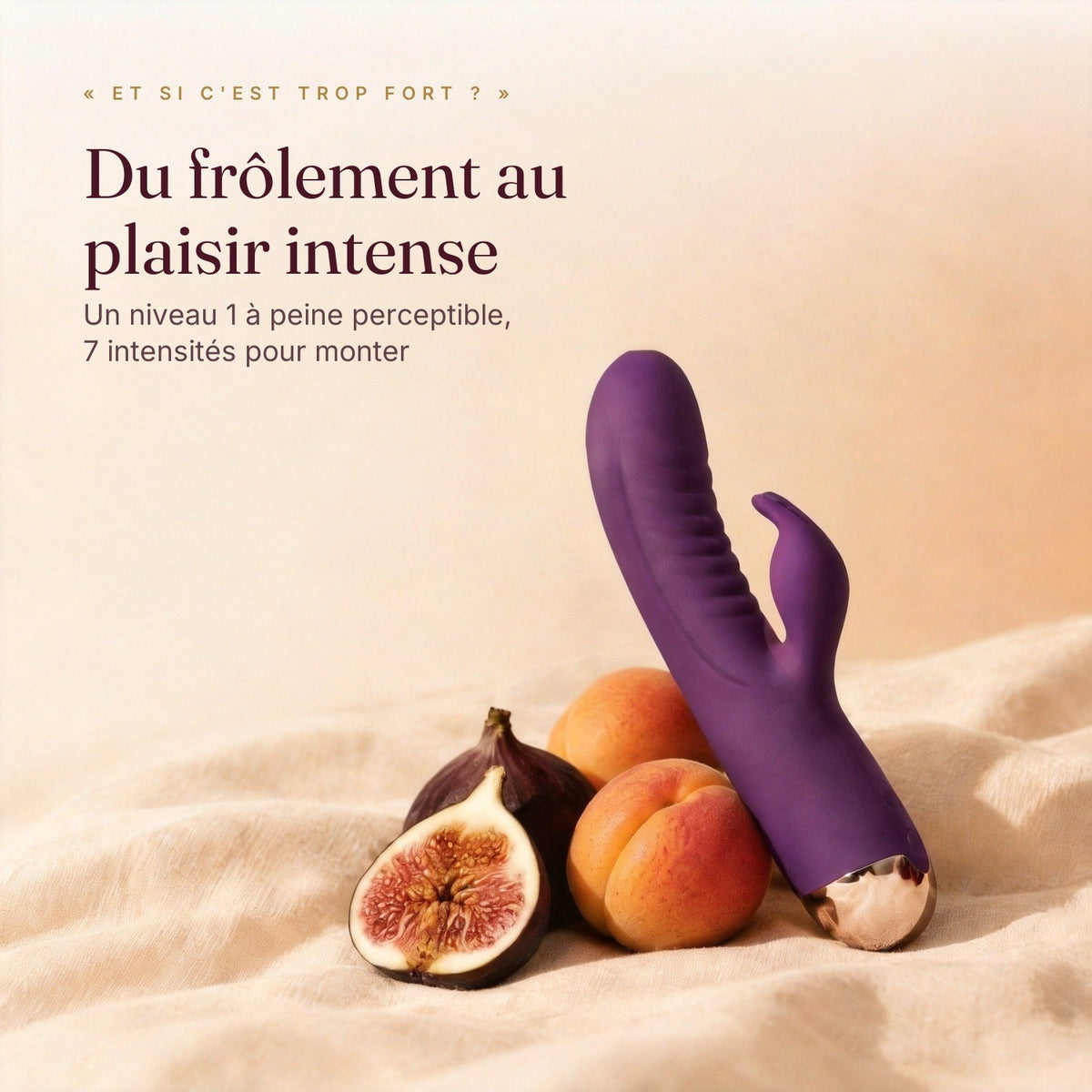LILA Wave violet : du frôlement au plaisir intense, 7 intensités pour monter