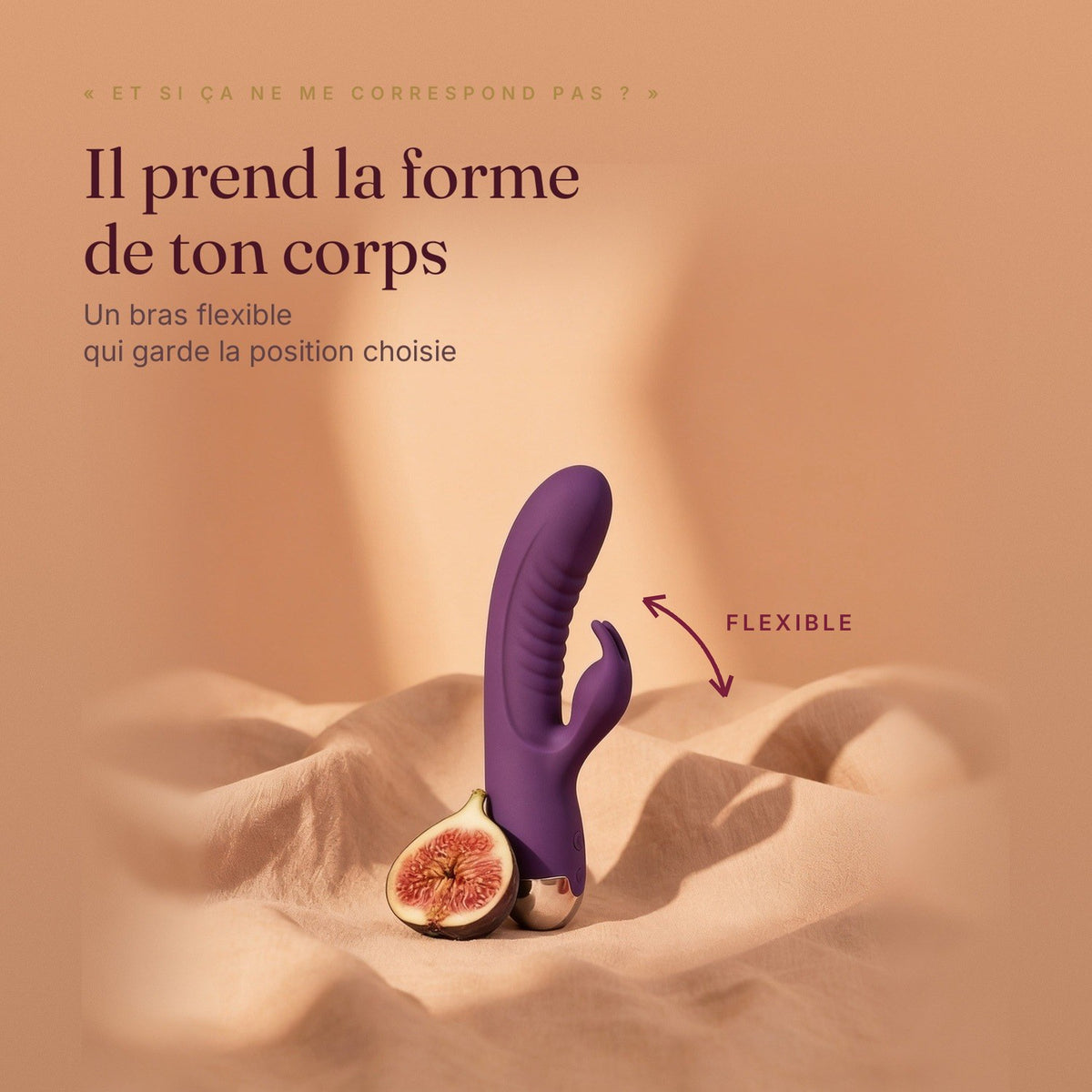 LILA Wave violet : un bras flexible qui prend la forme de ton corps