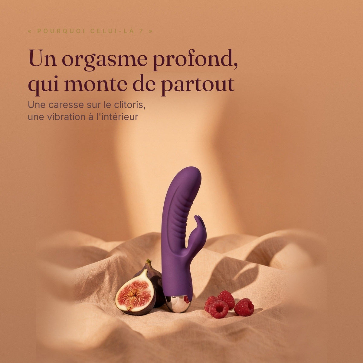 LILA Wave violet : un orgasme profond, une caresse sur le clitoris et une vibration à l'intérieur