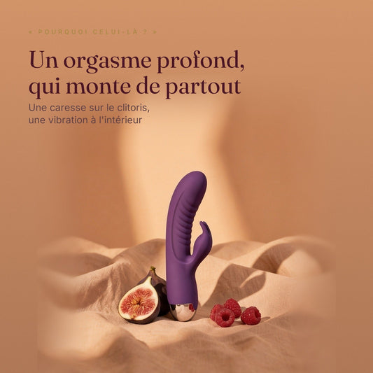 LILA Wave violet : un orgasme profond, une caresse sur le clitoris et une vibration à l'intérieur